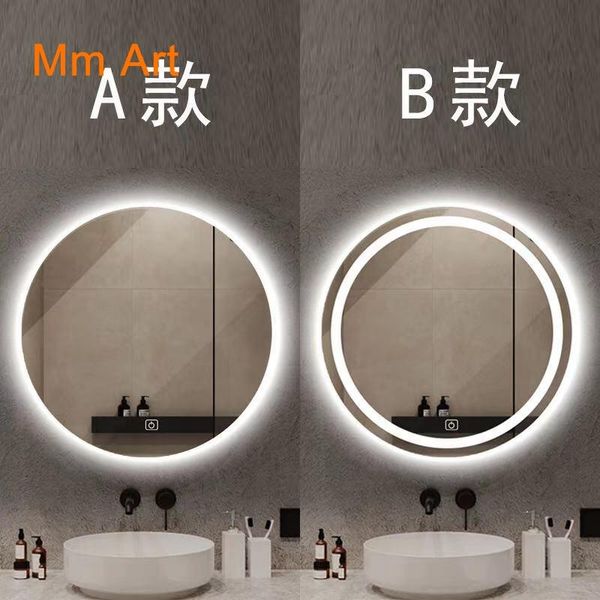 mirrors 60cmcustomized smart round mirror bathroom led makeup wall hanging with light touch anti-fog luminous
mirrors 60cmcustomized smart round mirror bathroom led makeup wall hanging with light touch anti-fog luminous
