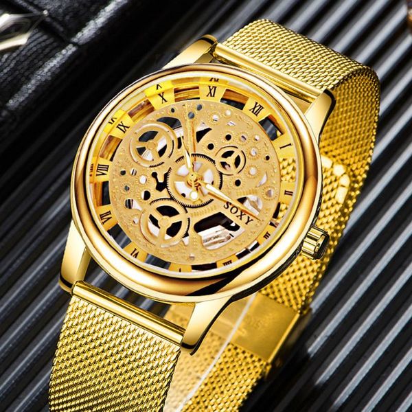 wristwatches men waterproof wristwatch mens gold hollow steel watches luxury analog quartz wrist watch for man gift, Slivery;brown
wristwatches men waterproof wristwatch mens gold hollow steel watches luxury analog quartz wrist watch for man gift, Slivery;brown