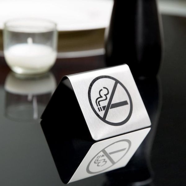 stainless steel "no smoking" symbol tent sign for restaurant el, 2 1/2" x 2" other door hardware
stainless steel "no smoking" symbol tent sign for restaurant el, 2 1/2" x 2" other door hardware