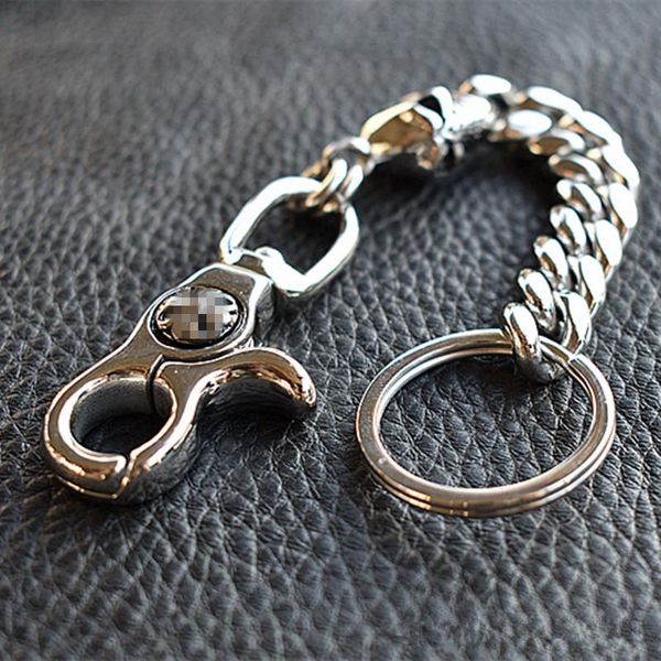 bag parts & accessories fine punk men 304 stainless steel pants jeans chain rock hiphop wallet motorcyle waist trousers chains theft prevent, Black
bag parts & accessories fine punk men 304 stainless steel pants jeans chain rock hiphop wallet motorcyle waist trousers chains theft prevent, Black