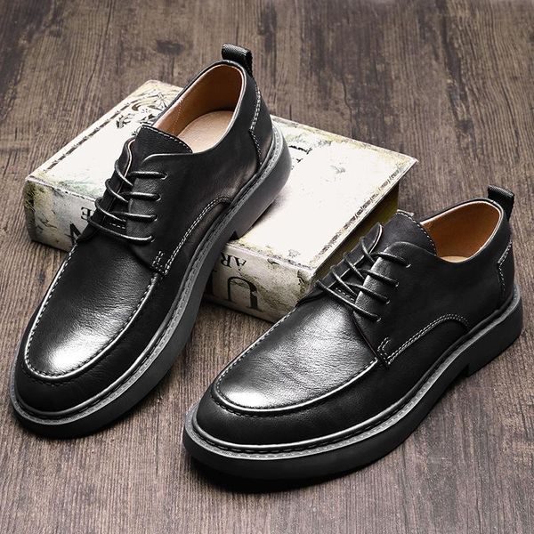 dress shoes genuine leather autumn winter british retro men cowhide breathable lace-up business shoes,men, Black
dress shoes genuine leather autumn winter british retro men cowhide breathable lace-up business shoes,men, Black