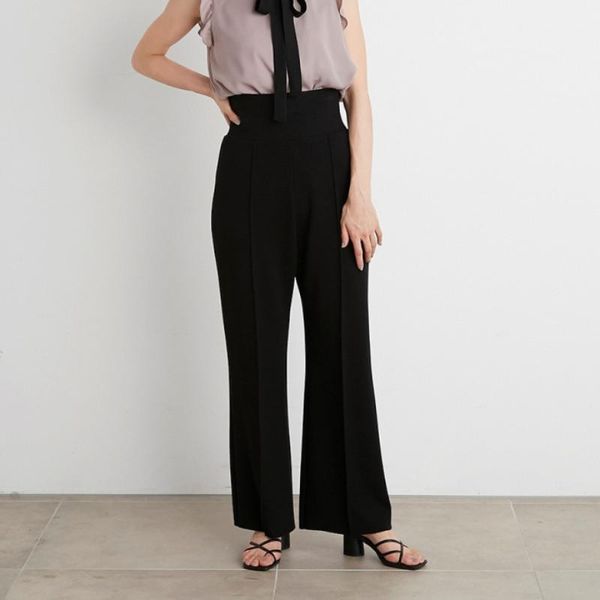 women's pants & capris japanese elegant high waist knitted wide leg 2021 loose flare trousers women soft office ladies pantalones mujer, Black;white
women's pants & capris japanese elegant high waist knitted wide leg 2021 loose flare trousers women soft office ladies pantalones mujer, Black;white