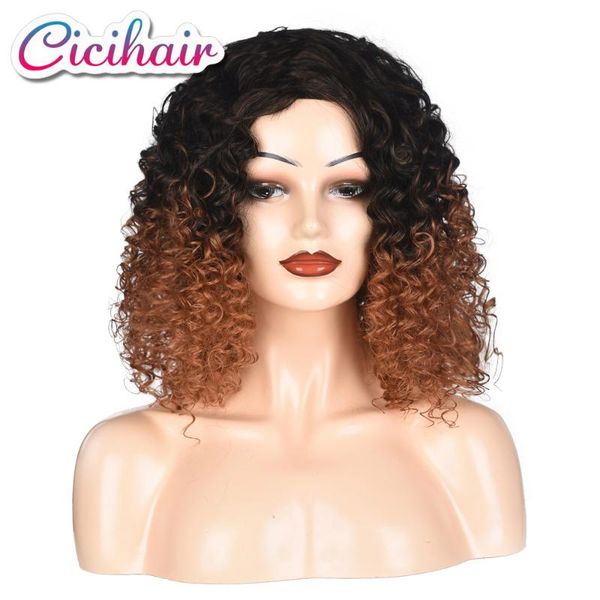 afro kinky curly short synthetic wig mixed dark light brown 20inch for america africa women hair cosplay heat resistant wigs, Black
afro kinky curly short synthetic wig mixed dark light brown 20inch for america africa women hair cosplay heat resistant wigs, Black
