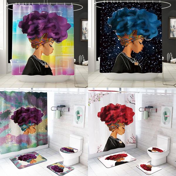 shower curtains afro women art curtain print waterproof set african bath mat bathroom rug hooks
shower curtains afro women art curtain print waterproof set african bath mat bathroom rug hooks