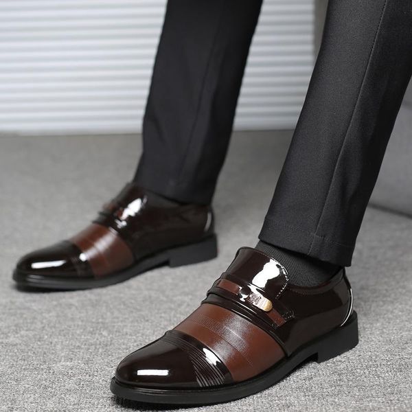 dress shoes pointed toe man leather black brown size 38-44 brand men oxfords business office formal
dress shoes pointed toe man leather black brown size 38-44 brand men oxfords business office formal