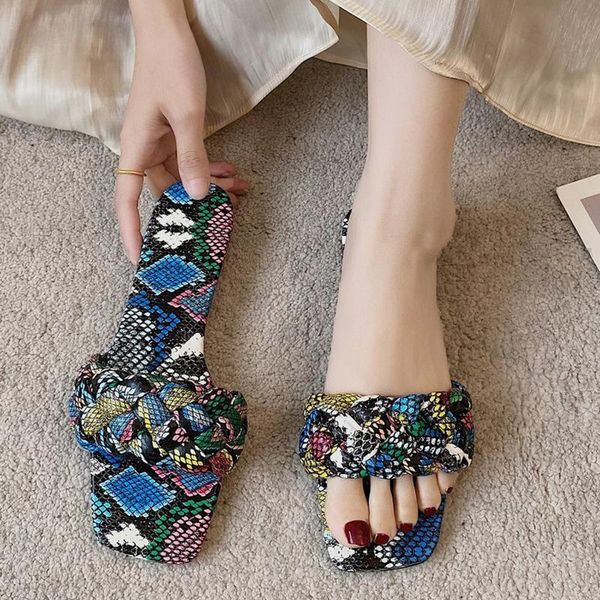 slippers women weave vogue serpentine home flat sandals ladies mules shoes brown summer open toe flip flop, Black
slippers women weave vogue serpentine home flat sandals ladies mules shoes brown summer open toe flip flop, Black