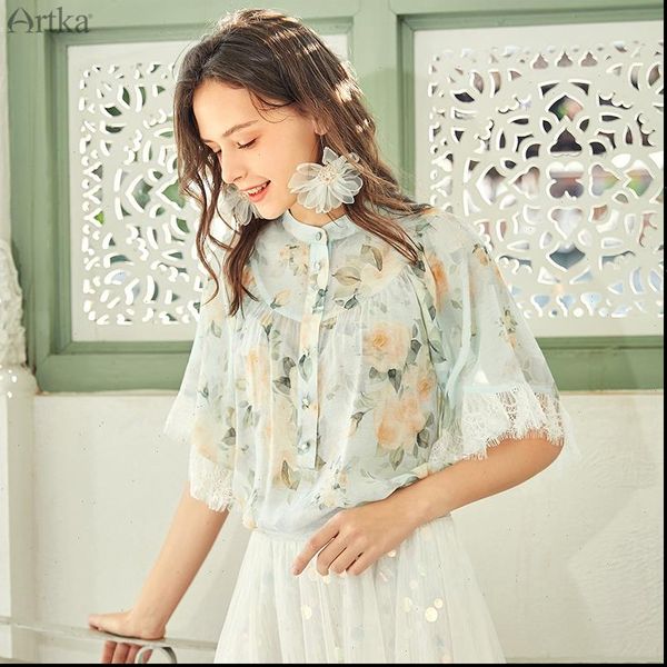 summer women blouse womens blouses elegant print chiffon shirt flare sleeve lace o neck romantic, White
summer women blouse womens blouses elegant print chiffon shirt flare sleeve lace o neck romantic, White