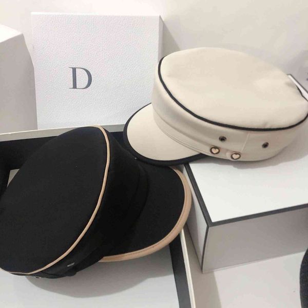 new fashion versatile three dimensional navy hat love black and white flat military hat shade show face cap girl, Black;white
new fashion versatile three dimensional navy hat love black and white flat military hat shade show face cap girl, Black;white