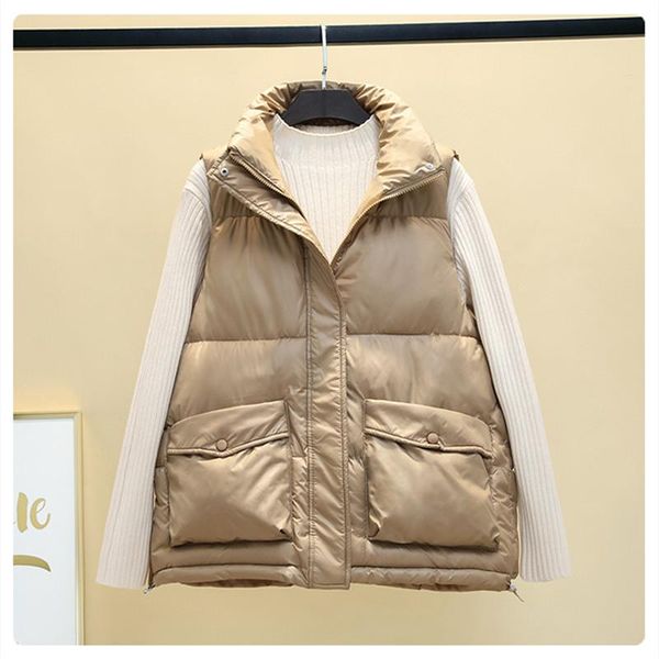 women's vests 2021 women's down cotton body warm vest coat winter ladies casual waistcoat female sleeveless long jacket slim, Black;white
women's vests 2021 women's down cotton body warm vest coat winter ladies casual waistcoat female sleeveless long jacket slim, Black;white