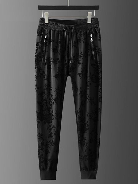 summer mens (t-shirt+pants) luxury round collar jacquard casual sport man sets fashon slim elastic waist male pants, Gray
summer mens (t-shirt+pants) luxury round collar jacquard casual sport man sets fashon slim elastic waist male pants, Gray
