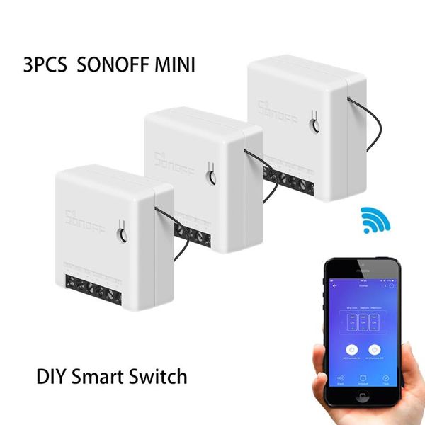 smart home control origin sonoff 3pcs mini wifi diy switch two way wiring automation modules compatible with ewelink alexa amazon google
smart home control origin sonoff 3pcs mini wifi diy switch two way wiring automation modules compatible with ewelink alexa amazon google