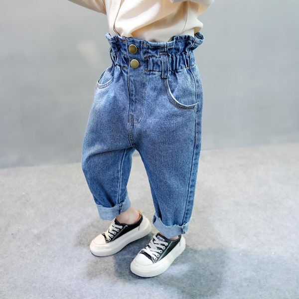 jeans baby high wasit girl spring autumn infantil casual style kid clothes, Blue
jeans baby high wasit girl spring autumn infantil casual style kid clothes, Blue