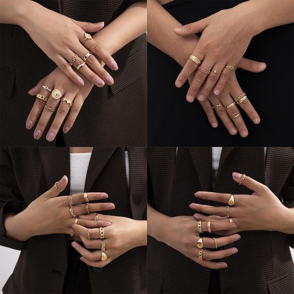 wedding rings trendy chunky thick chain snake female gold color zircon evil eye star hand stacking knuckle ring set jewelry, Slivery;golden
wedding rings trendy chunky thick chain snake female gold color zircon evil eye star hand stacking knuckle ring set jewelry, Slivery;golden