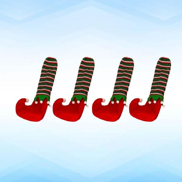 chair covers 1 set 4pcs christmas decoration striped elf table foot cover
chair covers 1 set 4pcs christmas decoration striped elf table foot cover