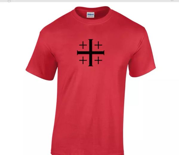 black jerusalem cross knights templar t-shirt red christian jesus god t shirt, White;black
black jerusalem cross knights templar t-shirt red christian jesus god t shirt, White;black