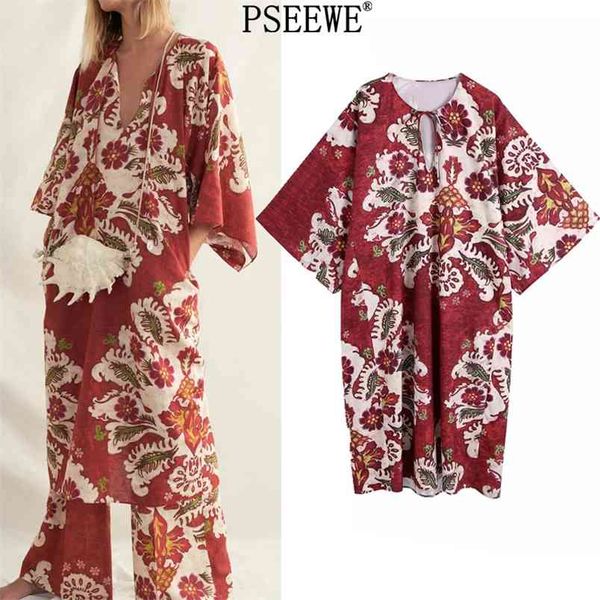 dress woman vintage print red midi tunic women summer long sleeve casual women's es loose es 210519, Black;gray
dress woman vintage print red midi tunic women summer long sleeve casual women's es loose es 210519, Black;gray