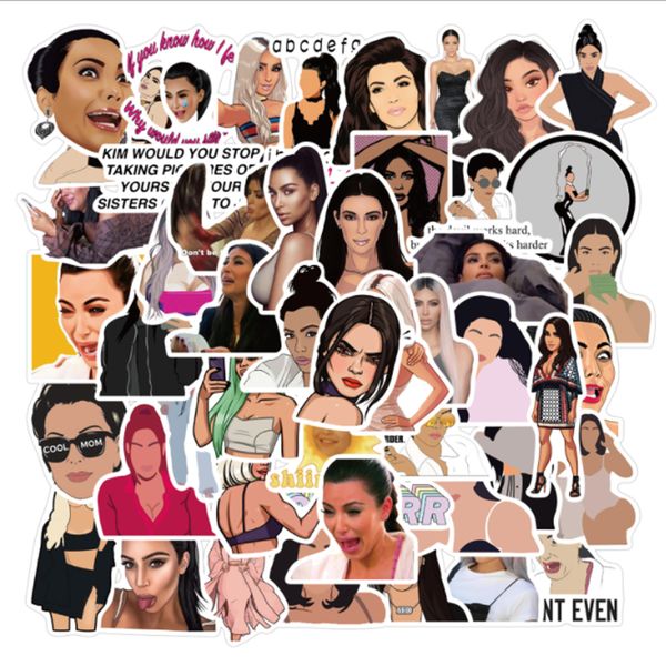 50 pcs ming star kardashian graffiti waterproof skateboard travel suitcase phone lapluggage stickers cute kids girl toys
50 pcs ming star kardashian graffiti waterproof skateboard travel suitcase phone lapluggage stickers cute kids girl toys