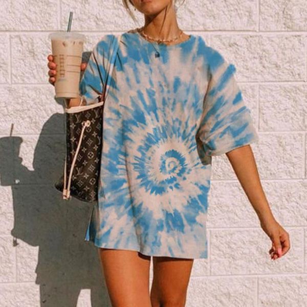 summer printed women t-shirt fashion short sleeve women's casual loose tie-dye print comfortable short-sleeved t-shirt#g30, White
summer printed women t-shirt fashion short sleeve women's casual loose tie-dye print comfortable short-sleeved t-shirt#g30, White