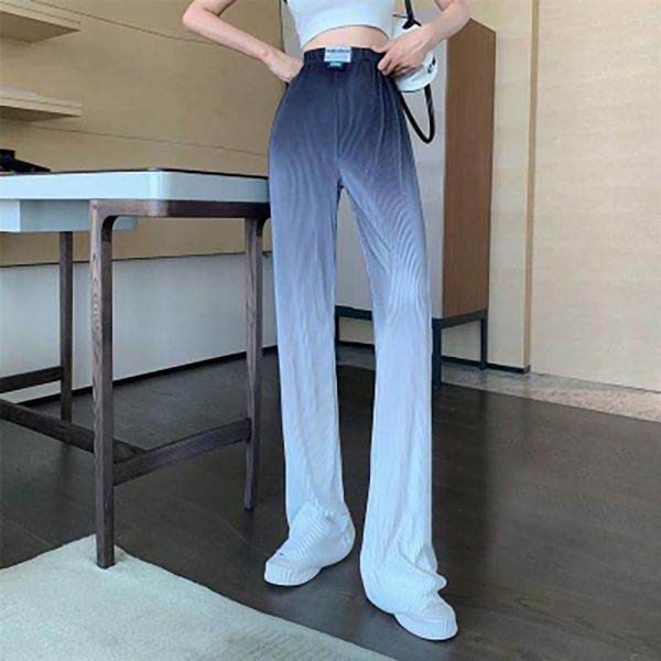 women's pants & capris 2021 summer thin section gradient color high-waist straight loose casual drape slim-fit wide-leg fashion trouser, Black;white
women's pants & capris 2021 summer thin section gradient color high-waist straight loose casual drape slim-fit wide-leg fashion trouser, Black;white