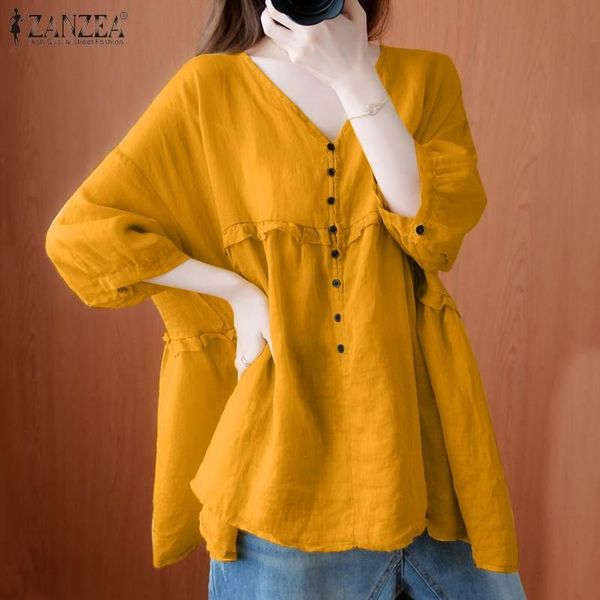 women's blouses & shirts 2022 summer elegant ruffle blusa feminina women spliced tunic fashion casual short sleeve retro solid b, White
women's blouses & shirts 2022 summer elegant ruffle blusa feminina women spliced tunic fashion casual short sleeve retro solid b, White