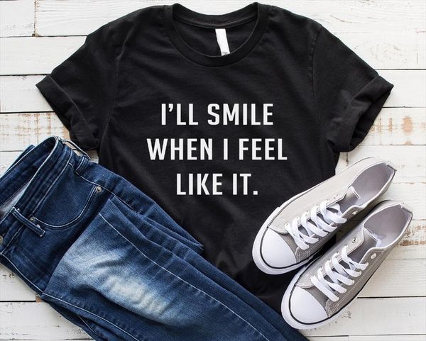ill smile when i mens t shirts like men cotton casual funny for lady yong girl tee hipster tumblr, White;black
ill smile when i mens t shirts like men cotton casual funny for lady yong girl tee hipster tumblr, White;black