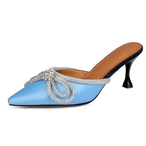 pointed toe thin high heels shollow butterfly-knot bling dance party crystal korean girls slip on sandals women l71, Black
pointed toe thin high heels shollow butterfly-knot bling dance party crystal korean girls slip on sandals women l71, Black