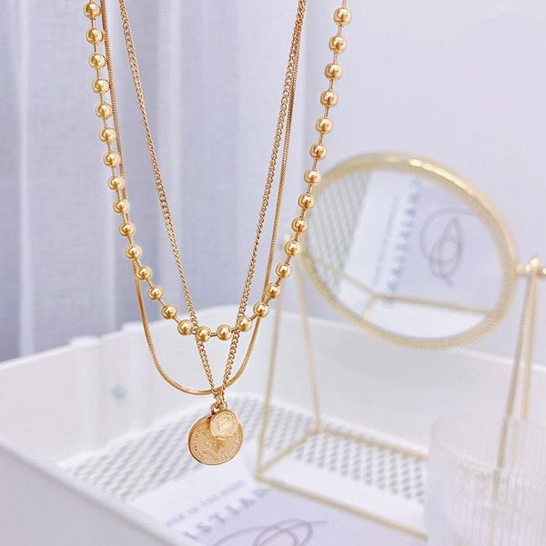 chains vintage pendant necklace luxury k golden multi-layered queen avatar exquisite chain choker three set glamour jewelry accessories, Silver
chains vintage pendant necklace luxury k golden multi-layered queen avatar exquisite chain choker three set glamour jewelry accessories, Silver