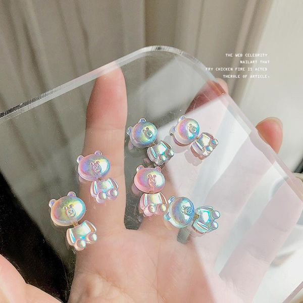nail art decorations 5pcs/lot 6 colors aurora bears shiny 10*16mm smart spring bear cute diy resin 3d accessories rd-s9, Silver;gold
nail art decorations 5pcs/lot 6 colors aurora bears shiny 10*16mm smart spring bear cute diy resin 3d accessories rd-s9, Silver;gold