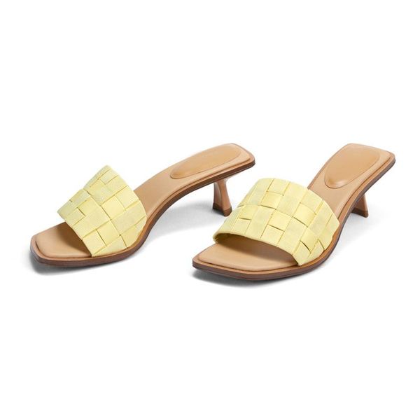 sandals high heels ladies summer vogue woven breathable open toe women party wedding shoes slip on sandalias, Black
sandals high heels ladies summer vogue woven breathable open toe women party wedding shoes slip on sandalias, Black