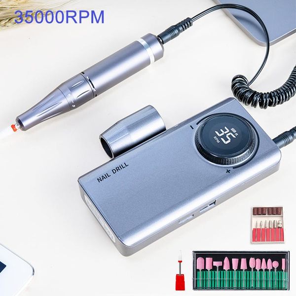rechargeable nail drill machine 35000rpm multifunctional grinder manicure pedicure file portable nails accesorios equipment & accessories
rechargeable nail drill machine 35000rpm multifunctional grinder manicure pedicure file portable nails accesorios equipment & accessories