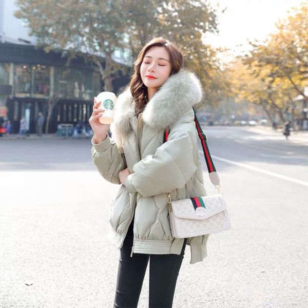 special price white duck down et women's 2021 new loose thin winter korean large wool collar medium and long coat, Black
special price white duck down et women's 2021 new loose thin winter korean large wool collar medium and long coat, Black