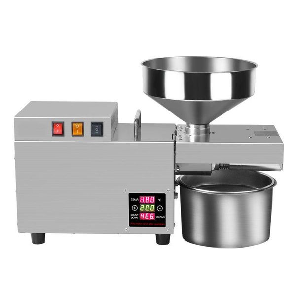 110v/220v oil press 8-13kg/h commercial linseed peanut stainless steel intelligent temperature control 1200w pressers
110v/220v oil press 8-13kg/h commercial linseed peanut stainless steel intelligent temperature control 1200w pressers