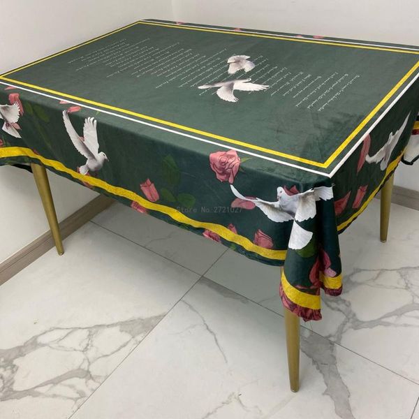table cloth american emerald dark green english alphabet bird tablecloth rectangular coffee dining el mat
table cloth american emerald dark green english alphabet bird tablecloth rectangular coffee dining el mat