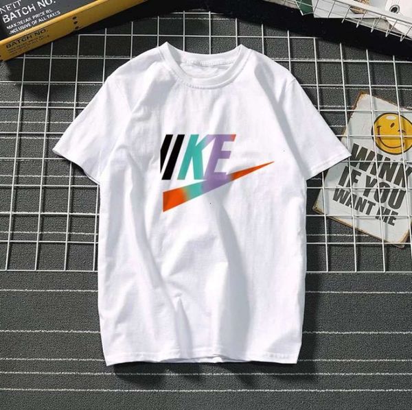 tee rendy brand summer short-sleeved t-shirt polo round neck european and american men's loose youth shirt trend clothing, White;black
tee rendy brand summer short-sleeved t-shirt polo round neck european and american men's loose youth shirt trend clothing, White;black