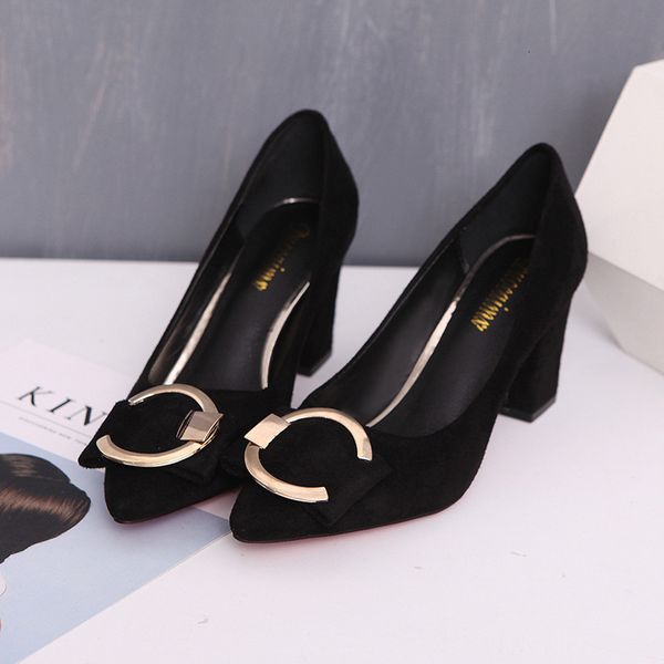 dress heels pumps pointe spring women square shoes woman high heel 7.5cm 02du, Black
dress heels pumps pointe spring women square shoes woman high heel 7.5cm 02du, Black