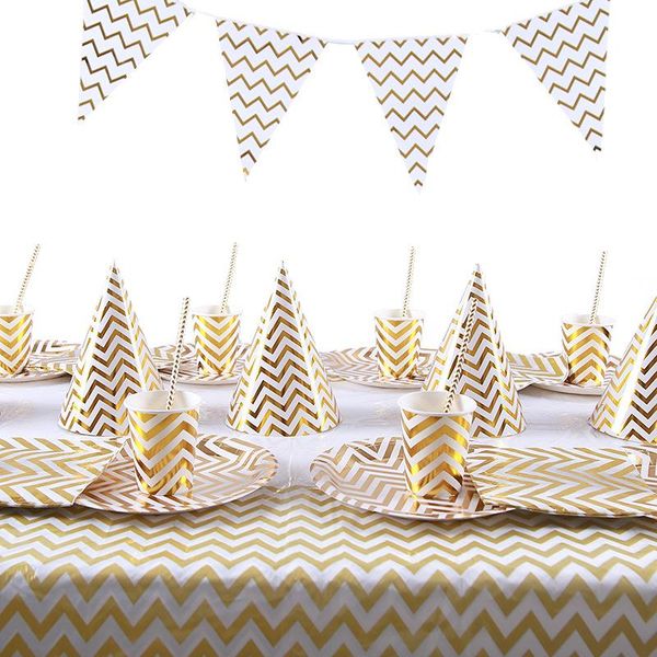 disposable dinnerware gold stripe wedding tableware set paper plate cup tablecloth birthday banner kids party baby shower decorations
disposable dinnerware gold stripe wedding tableware set paper plate cup tablecloth birthday banner kids party baby shower decorations