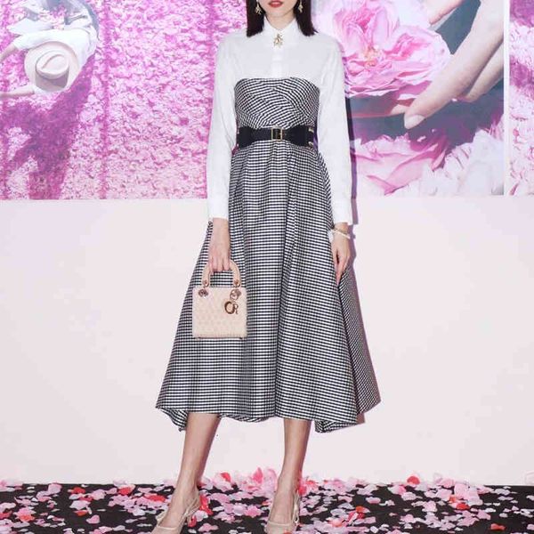spring printing chess self-cultivation tempers hems big dress quality women's clothes, Black;gray
spring printing chess self-cultivation tempers hems big dress quality women's clothes, Black;gray