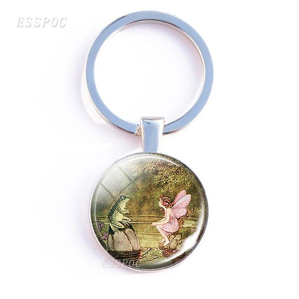 keychains frog and fairy double side keychain keyring jewelry cabochon glass key holder angel wings chain ring lovers gift, Silver
keychains frog and fairy double side keychain keyring jewelry cabochon glass key holder angel wings chain ring lovers gift, Silver