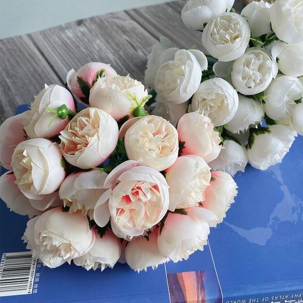 cute tea rose bouquet artificial silk flowers for house room decoration bridal flores pink decor decorative & wreaths
cute tea rose bouquet artificial silk flowers for house room decoration bridal flores pink decor decorative & wreaths