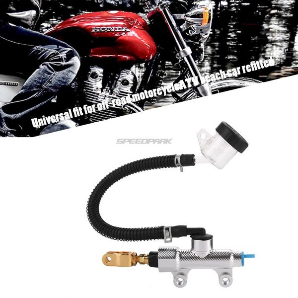 motorcycle accessories universal atv rear brake pump vehicle disc durable off road foot hydraulic oil cup refit cylinder brakes 
motorcycle accessories universal atv rear brake pump vehicle disc durable off road foot hydraulic oil cup refit cylinder brakes