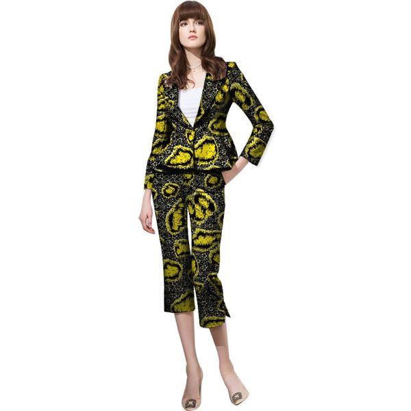 women's suits & blazers fashion african print women pant africa festive ladies jackets party customized clothing, White;black
women's suits & blazers fashion african print women pant africa festive ladies jackets party customized clothing, White;black