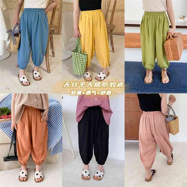 summer cool thin anti-mosquito pants boys and girls loose casual trousers children solid color 210708, Blue
summer cool thin anti-mosquito pants boys and girls loose casual trousers children solid color 210708, Blue
