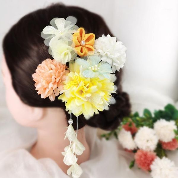 hair accessories japanese style silk felt daisy flower hairpins set vintage holiday party show performance kid girl clips, Slivery;white
hair accessories japanese style silk felt daisy flower hairpins set vintage holiday party show performance kid girl clips, Slivery;white