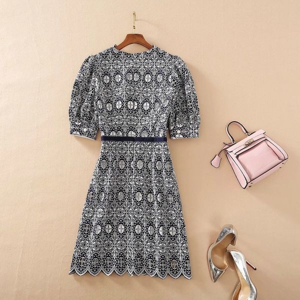 dresses hollow out embroidery spring summer fashion style women v-neck beading button deco half sleeve vintage sheath, Black;gray
dresses hollow out embroidery spring summer fashion style women v-neck beading button deco half sleeve vintage sheath, Black;gray