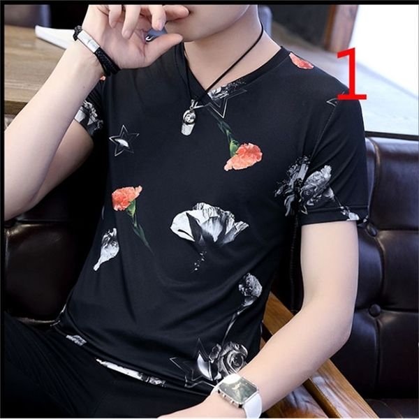 tide brand large size short-sleeved men's thin section round neck casual t-shirt wild silk cotton summer ice compassionate 210420, White;black
tide brand large size short-sleeved men's thin section round neck casual t-shirt wild silk cotton summer ice compassionate 210420, White;black