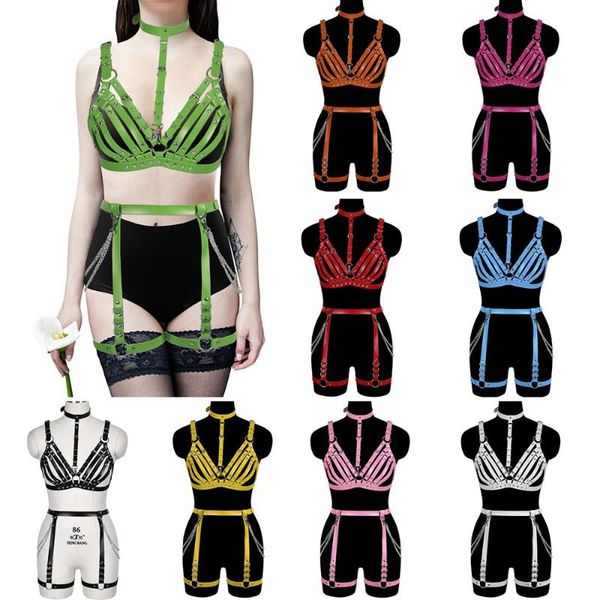 belts garment accessories harness for woman leather belt chain tactical corsets harajuku goth holographic clothes punk lingerie, Black;brown
belts garment accessories harness for woman leather belt chain tactical corsets harajuku goth holographic clothes punk lingerie, Black;brown