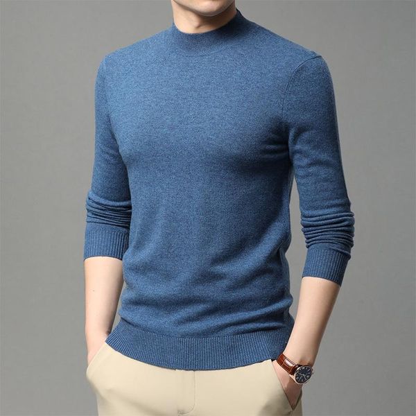 men's sweaters 2021 autumn and winter sweater men half high collar long sleeve knitted zde2055, White;black
men's sweaters 2021 autumn and winter sweater men half high collar long sleeve knitted zde2055, White;black