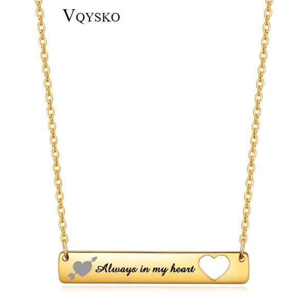 women rectangle bar necklace with hollow out heart stainless steel jewelry custom collar joyas de acero inoxidable para mujer chains, Silver
women rectangle bar necklace with hollow out heart stainless steel jewelry custom collar joyas de acero inoxidable para mujer chains, Silver