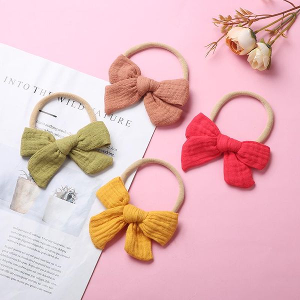 4" baby ribbed hair bow nylon headband born solid cotton bows bands children girls accessories, Slivery;white
4" baby ribbed hair bow nylon headband born solid cotton bows bands children girls accessories, Slivery;white