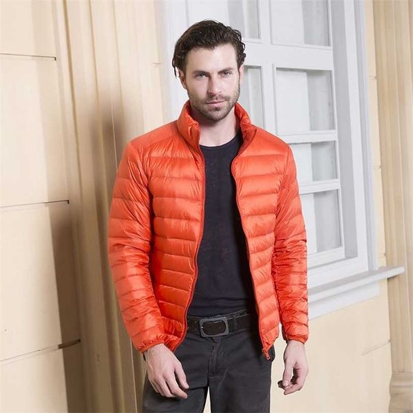 winter men puffer jacket ultra light down windbreaker feather man lightweight portable warm coat 211119, Black
winter men puffer jacket ultra light down windbreaker feather man lightweight portable warm coat 211119, Black